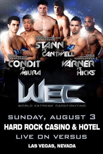 Poster for WEC 35: Condit vs. Miura