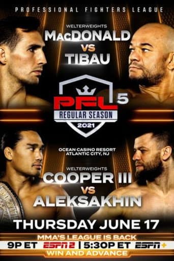 Poster for PFL 2021 #5: Regular Season - MacDonald vs. Tibau
