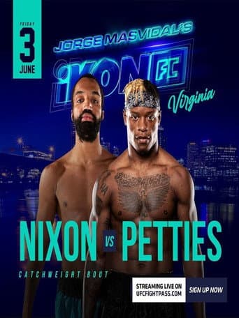 Poster for Jorge Masvidal's iKON FC 3: Nixon vs. Petties