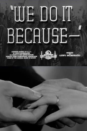 Poster for We Do It Because