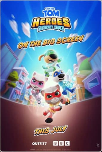 Poster for Talking Tom Hero’s on the Big Screen
