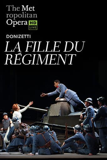 Poster for The Metropolitan Opera:  La Fille du Régiment