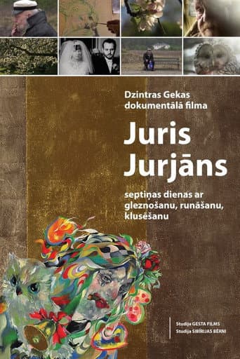 Poster for Juris Jurjāns. Seven Days of Painting, Talking, Silence