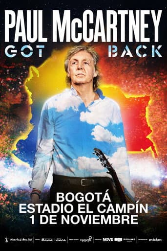 Poster for Paul McCartney: Got Back – Live in Bogotá at Estadio El Campín