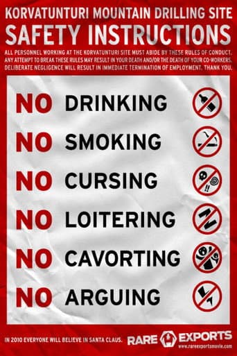 Poster for The Official Rare Exports Inc. Safety Instructions 2005
