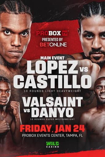 Poster for Najee Lopez vs. Lenin Castillo