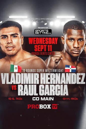 Poster for Vladimir Hernandez vs. Raul Garcia