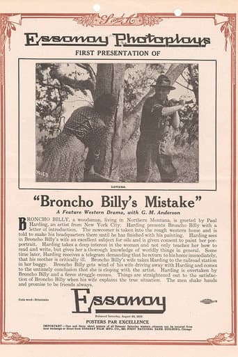 Poster for Broncho Billy's Mistake