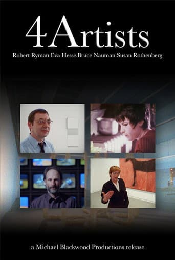 Poster for 4 Artists: Robert Ryman, Eva Hesse, Bruce Nauman, Susan Rothenberg