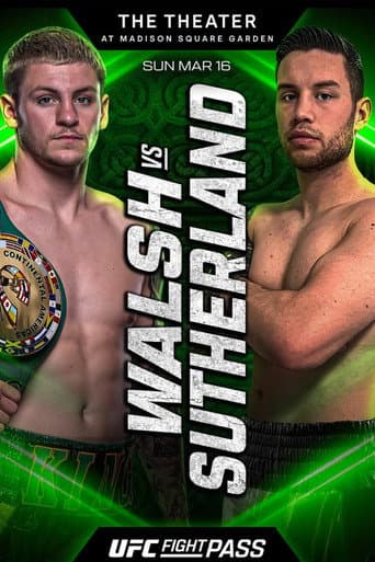 Poster for Callum Walsh vs. Dean Sutherland