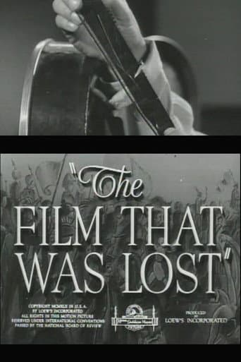 Poster for The Film That Was Lost