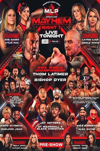 Poster for Maple Leaf Pro Wrestling - Mayhem Night 1