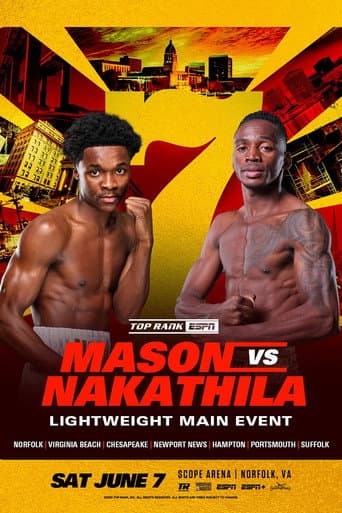 Poster for Abdullah Mason vs. Jeremia Nakathila