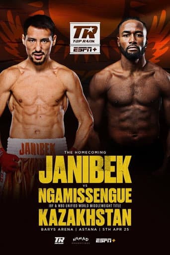 Poster for Janibek Alimkhanuly vs. Anauel Ngamissengue