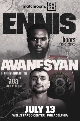 Poster for Jaron Ennis vs. David Avanesyan