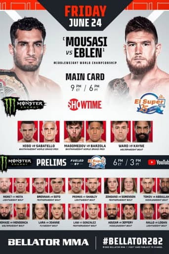 Poster for Bellator 282: Mousasi vs. Eblen