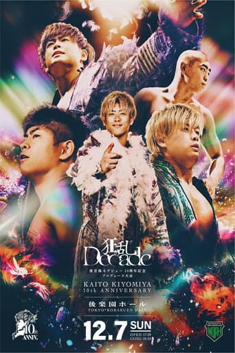 Poster for NOAH Kaito Kiyomiya 10th Anniversary Produced Event ~ Mad Decade ~