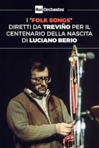 Poster for OSN: I Folk Songs diretti da Treviño per il centenario della nascita di Luciano Berio