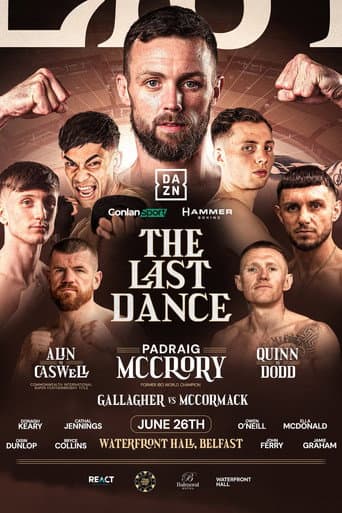 Poster for Padraig McCrory vs. Ondrej Budera