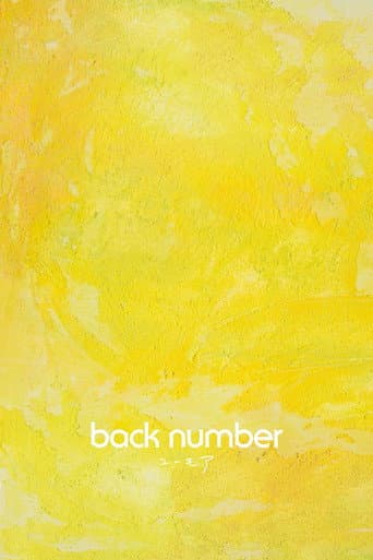 Poster for back number “SCENT OF HUMOR TOUR 2022” at 幕張メッセ国際展示場