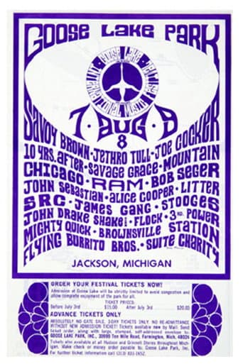 Poster for Goose Lake International Music Festival