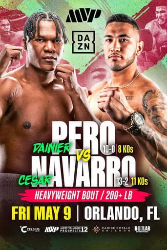 Poster for Dainier Pero vs. Cesar Navarro