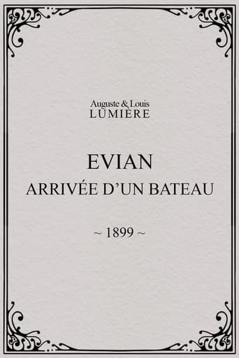 Poster for Evian : arrivée d’un bateau