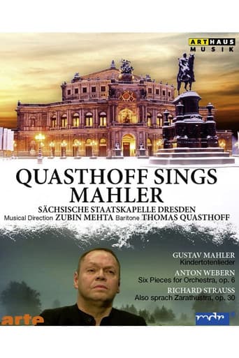 Poster for Quasthoff sings Mahler (Staatskapelle Dresden, 2010)