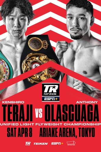 Poster for Kenshiro Teraji vs. Anthony Olascuaga