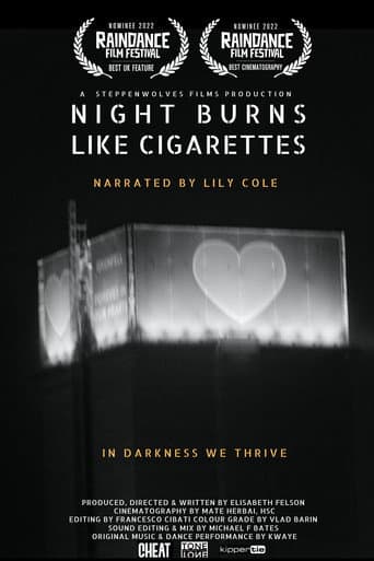 Poster for Night Burns Like Cigarettes