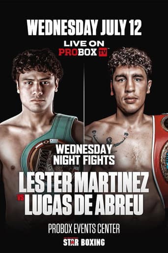 Poster for Lester Martinez vs. Lucas de Abreu