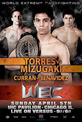 Poster for WEC 40: Torres vs. Mizugaki