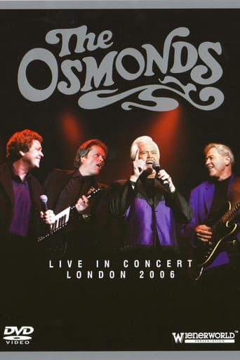 Poster for The Osmonds Live In Concert London