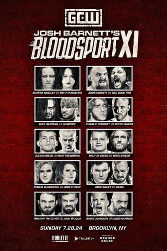 Poster for GCW Josh Barnett's Bloodsport XI
