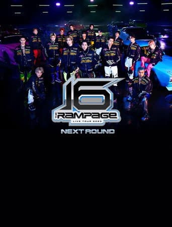 Poster for THE RAMPAGE LIVE TOUR 2023 "16" NEXT ROUND at Saitama Super Arena.