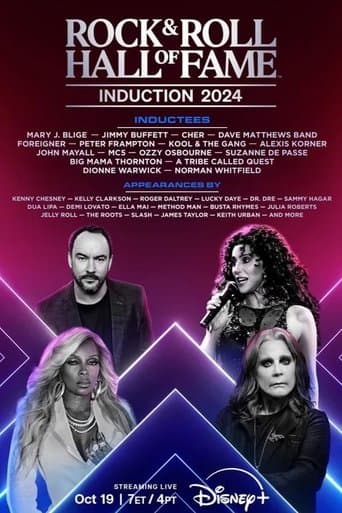 Poster for 2024 Rock & Roll Hall of Fame Induction Ceremony