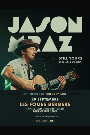 Poster for Jason Mraz aux Folies Bergere