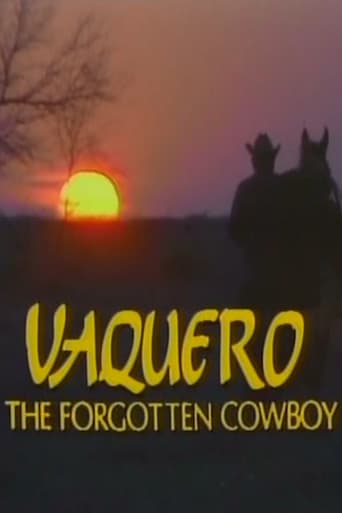 Poster for Vaquero: The Forgotten Cowboy