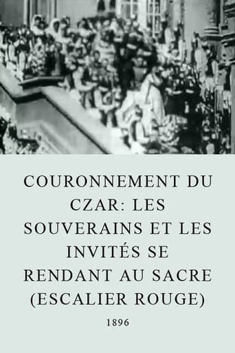 Poster for Les souverains et les invités se rendant au sacre (escalier rouge)