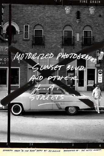 Poster for Ed Ruscha - Motorized Photographs of Sunset Blvd. and Other L.A. Streets