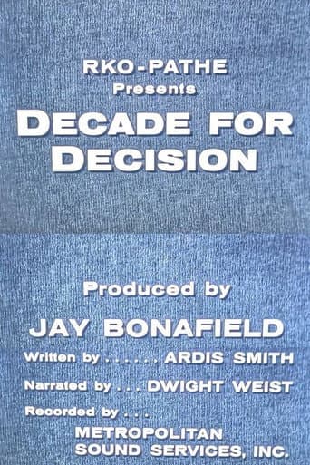 Poster for Decade for Decision