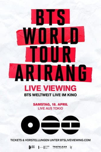 Poster for BTS WORLD TOUR [ARIRANG] in Japan