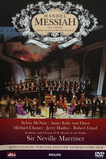 Poster for Handel: Messiah the 250th Anniversary Performance