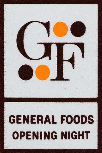 Poster for General Foods Opening Night