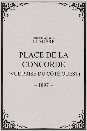 Poster for Place de la Concorde (vue prise du côté ouest)
