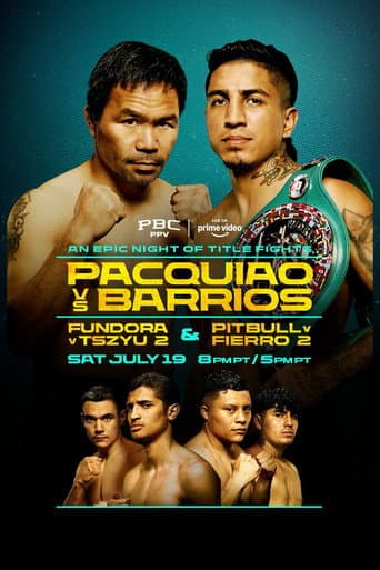 Poster for Manny Pacquiao vs. Mario Barrios