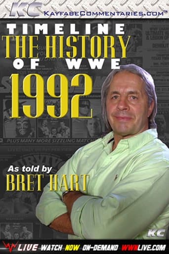 Poster for Timeline The History of WWE – 1992 – As Told By Bret Hart