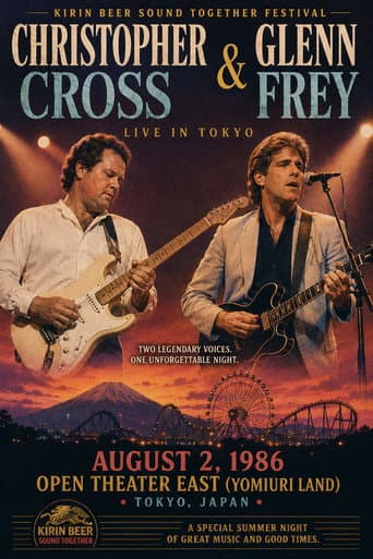 Poster for Christopher Cross & Glenn Frey - Live at the Open Theater East Tokyo