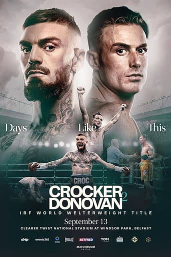 Poster for Lewis Crocker vs. Paddy Donovan II