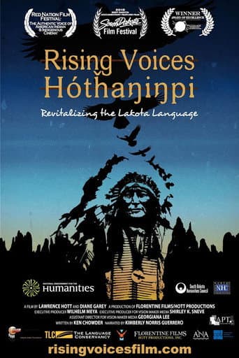 Poster for Rising Voices/Hótȟaŋiŋpi